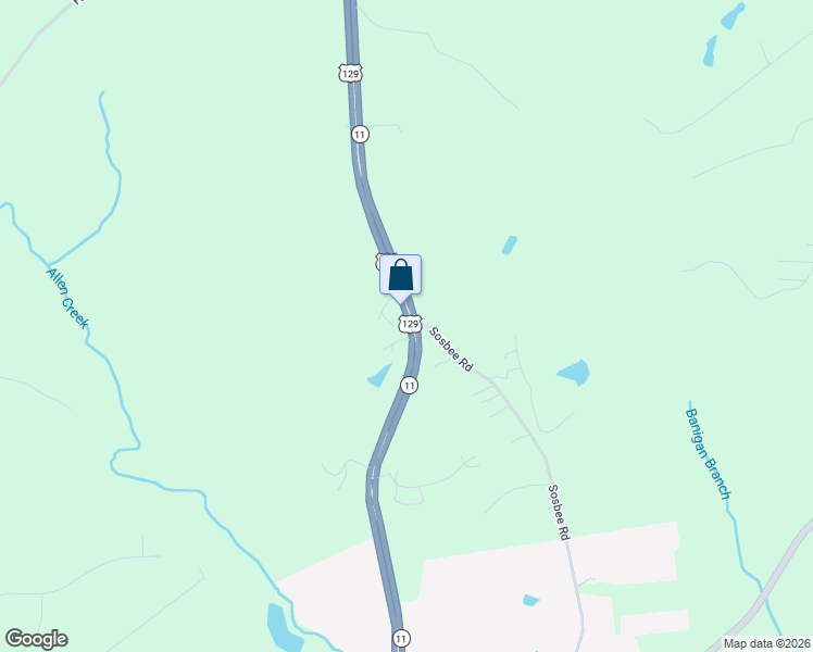 map of restaurants, bars, coffee shops, grocery stores, and more near 11489 U.S. 129 in Talmo