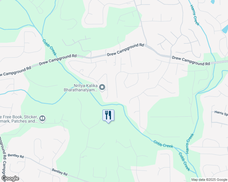 map of restaurants, bars, coffee shops, grocery stores, and more near 4120 Winterberry Road in Cumming