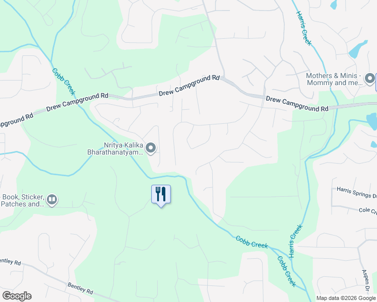 map of restaurants, bars, coffee shops, grocery stores, and more near 3995 Carissa Trce in Cumming