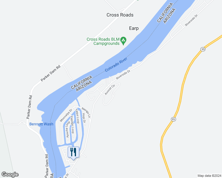 map of restaurants, bars, coffee shops, grocery stores, and more near 3253 Miraleste Avenue in Parker