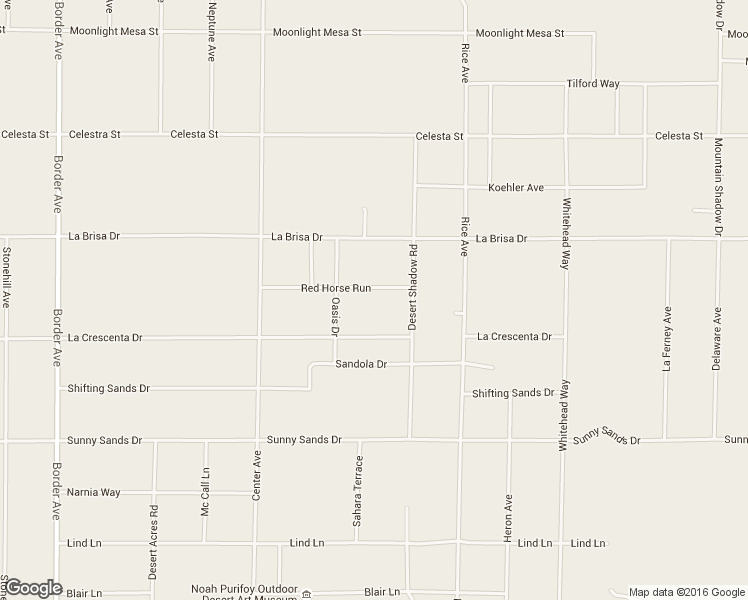 map of restaurants, bars, coffee shops, grocery stores, and more near 63125 Red Horse Run in Joshua Tree