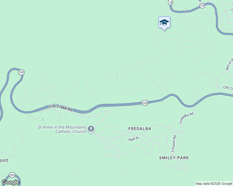 map of restaurants, bars, coffee shops, grocery stores, and more near 30639 Ferndale Drive in Running Springs