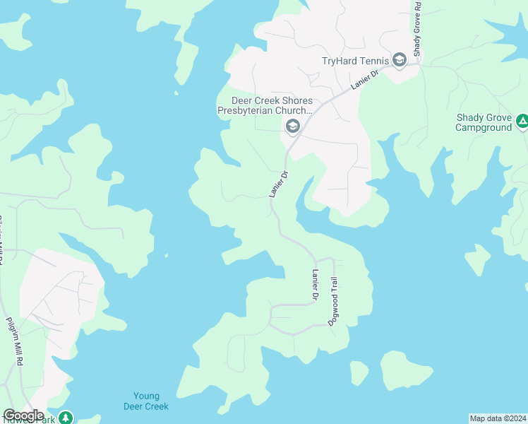 map of restaurants, bars, coffee shops, grocery stores, and more near 7940 Overlook Road in Cumming