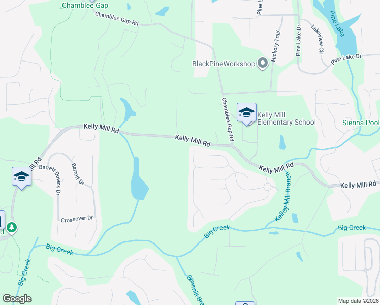 map of restaurants, bars, coffee shops, grocery stores, and more near 1760 Dawn Valley Tr in Cumming