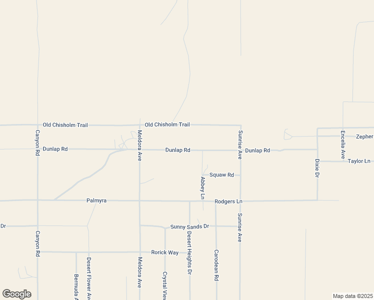 map of restaurants, bars, coffee shops, grocery stores, and more near 70797 Dunlap Road in Twentynine Palms