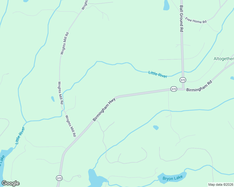map of restaurants, bars, coffee shops, grocery stores, and more near 18568 Birmingham Highway in Alpharetta