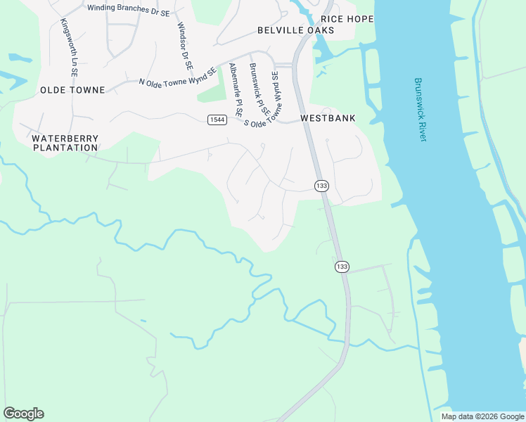 map of restaurants, bars, coffee shops, grocery stores, and more near 10172 Stoneybrook Court Southeast in Leland