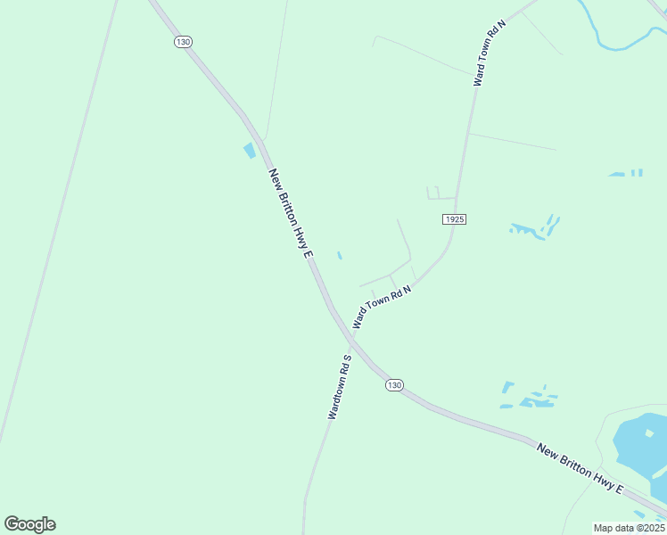 map of restaurants, bars, coffee shops, grocery stores, and more near 8653 New Britton Highway East in Whiteville