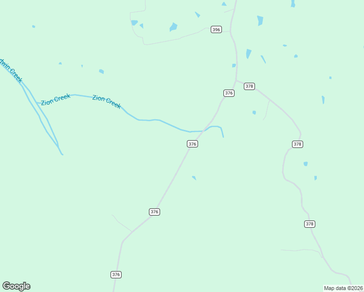 map of restaurants, bars, coffee shops, grocery stores, and more near County Road 376 in Water Valley