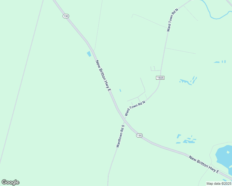 map of restaurants, bars, coffee shops, grocery stores, and more near 8653 New Britton Highway East in Whiteville