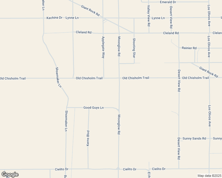 map of restaurants, bars, coffee shops, grocery stores, and more near 68203 Old Chisholm Trail in Twentynine Palms