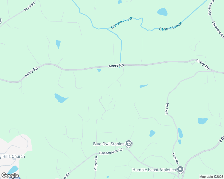 map of restaurants, bars, coffee shops, grocery stores, and more near 111 Old Avery Drive in Canton