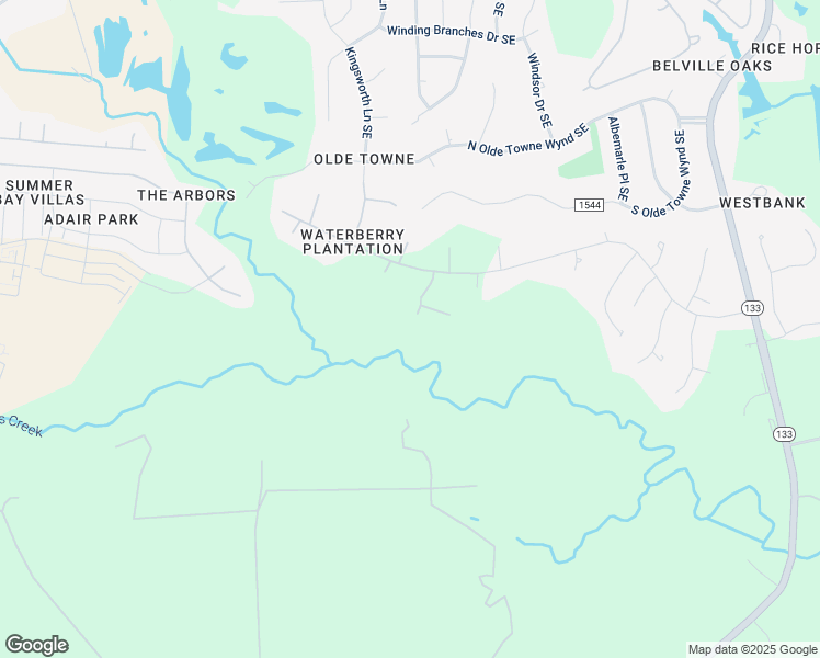 map of restaurants, bars, coffee shops, grocery stores, and more near 10185 Vandorn Court Southeast in Leland