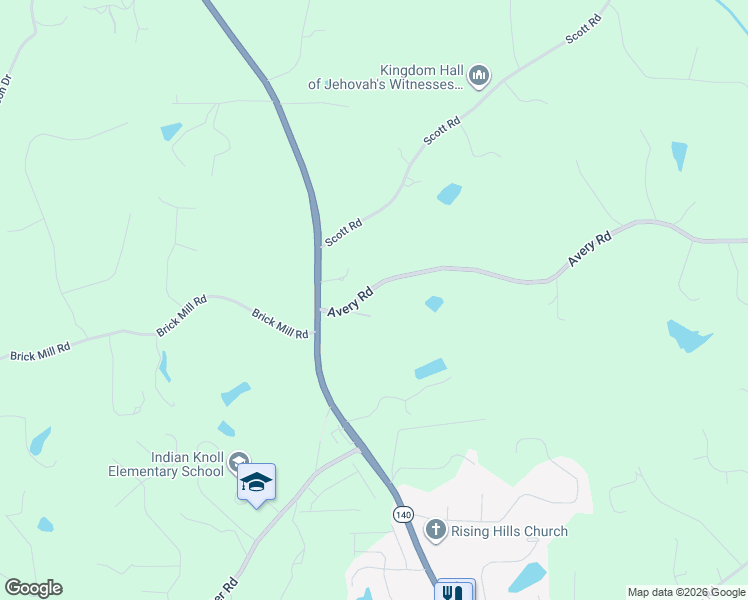 map of restaurants, bars, coffee shops, grocery stores, and more near 226 Avery Road in Canton