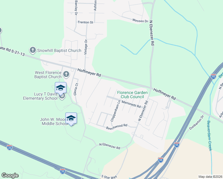 map of restaurants, bars, coffee shops, grocery stores, and more near 470 Bellingham Court in Florence