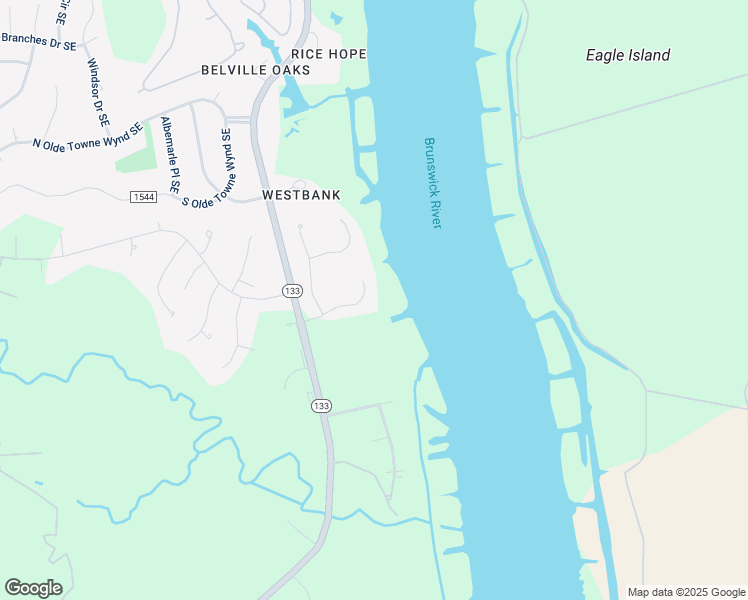 map of restaurants, bars, coffee shops, grocery stores, and more near 1041 Club Court in Leland
