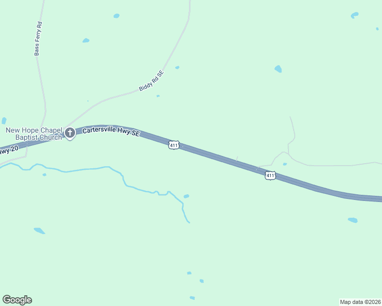 map of restaurants, bars, coffee shops, grocery stores, and more near 3601 Cartersville Highway Southeast in Rome