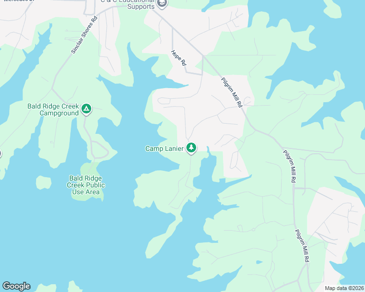map of restaurants, bars, coffee shops, grocery stores, and more near 4065 F A A Road in Cumming