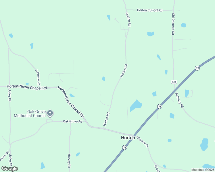 map of restaurants, bars, coffee shops, grocery stores, and more near 2008 Horton Road in Horton
