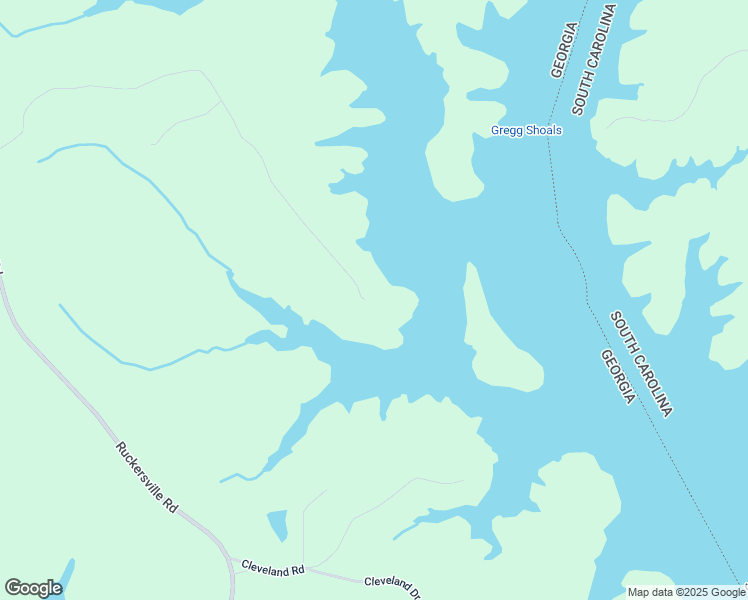 map of restaurants, bars, coffee shops, grocery stores, and more near 2495 Pine Ridge Drive in Elberton