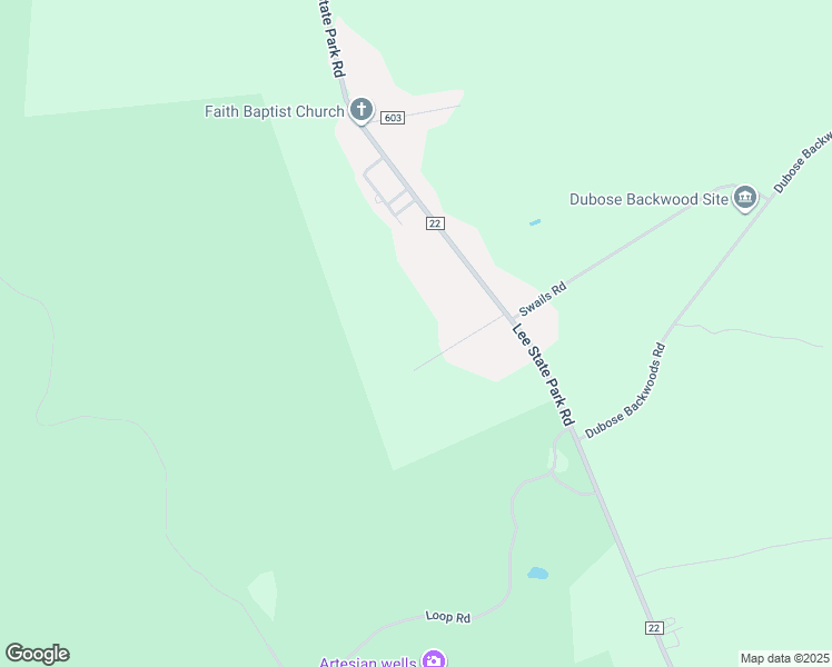 map of restaurants, bars, coffee shops, grocery stores, and more near 90 Lazy Acres Lane in Bishopville