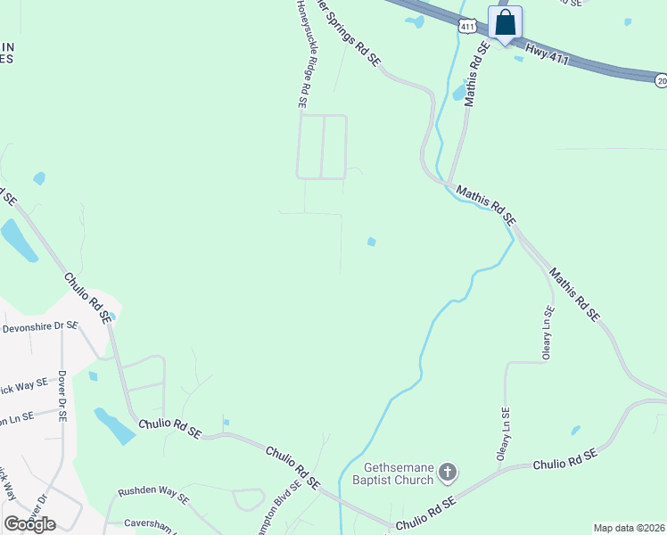 map of restaurants, bars, coffee shops, grocery stores, and more near 10 Shirley Lane Southeast in Rome