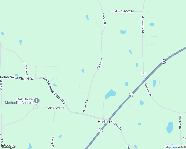 map of restaurants, bars, coffee shops, grocery stores, and more near 2008 Horton Road in Horton