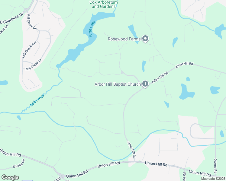 map of restaurants, bars, coffee shops, grocery stores, and more near 617 Arbor Hill Road in Canton