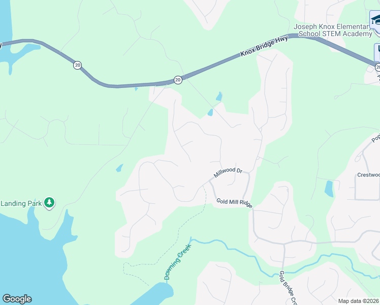 map of restaurants, bars, coffee shops, grocery stores, and more near 306 Westbridge Lane in Canton