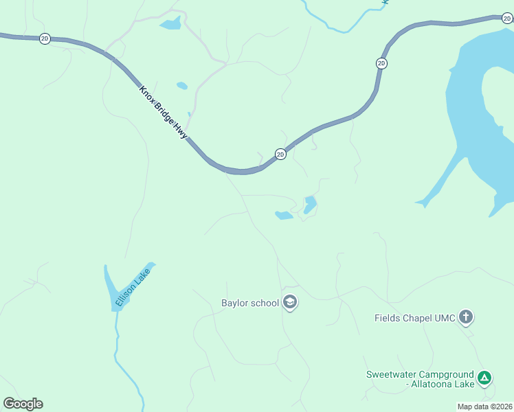 map of restaurants, bars, coffee shops, grocery stores, and more near 346 Fields Chapel Road in Canton