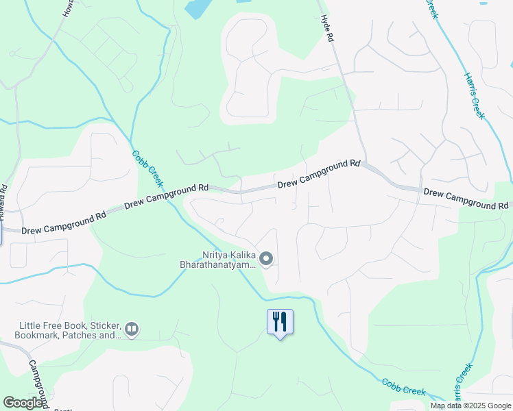 map of restaurants, bars, coffee shops, grocery stores, and more near 4105 Candlewood Lane in Cumming