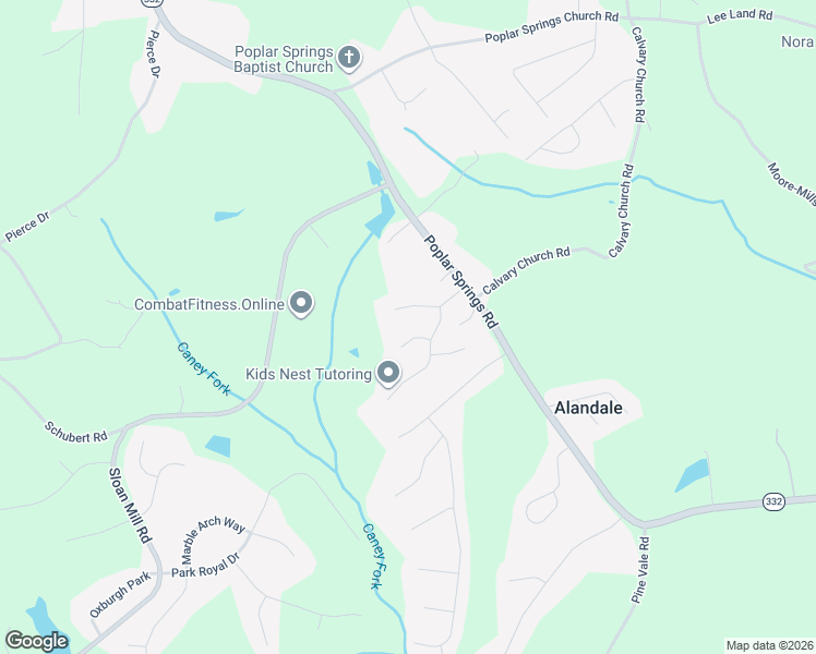 map of restaurants, bars, coffee shops, grocery stores, and more near 3840 Blarney Ct in Gainesville