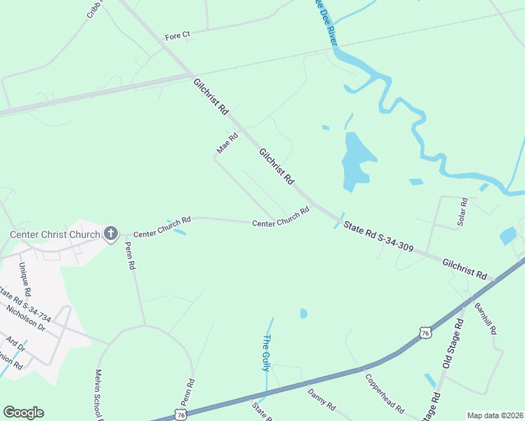 map of restaurants, bars, coffee shops, grocery stores, and more near 3313 Mae Road in Mullins