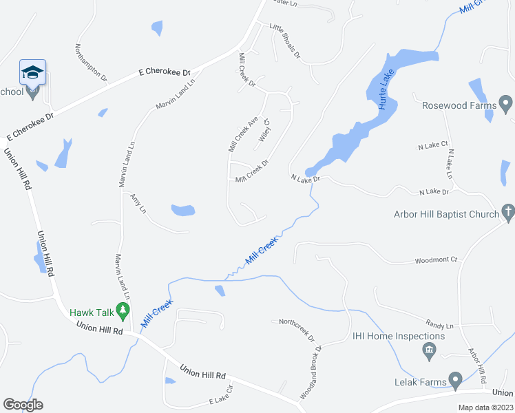 map of restaurants, bars, coffee shops, grocery stores, and more near 102 Puckett Court in Canton
