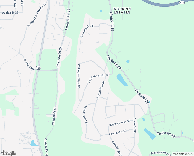 map of restaurants, bars, coffee shops, grocery stores, and more near 19 Twickenham Road Southeast in Rome