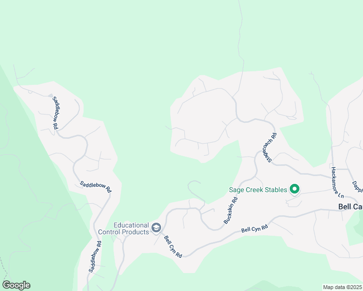 map of restaurants, bars, coffee shops, grocery stores, and more near 68 Ranchero Road in Bell Canyon