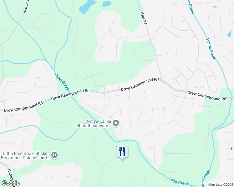 map of restaurants, bars, coffee shops, grocery stores, and more near 4050 Danbury Farms Drive in Cumming