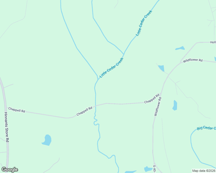 map of restaurants, bars, coffee shops, grocery stores, and more near 242 Chappell Road in Winnsboro