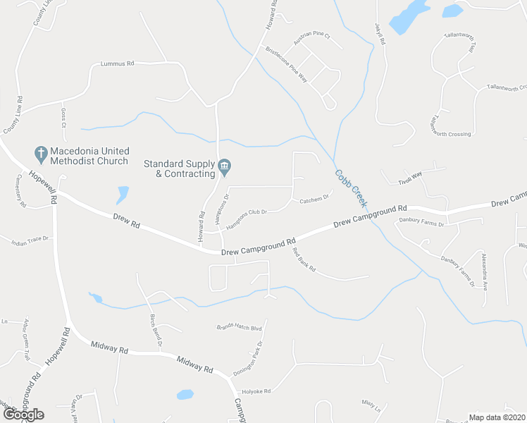 map of restaurants, bars, coffee shops, grocery stores, and more near 4670 Hamptons Club Drive in Alpharetta