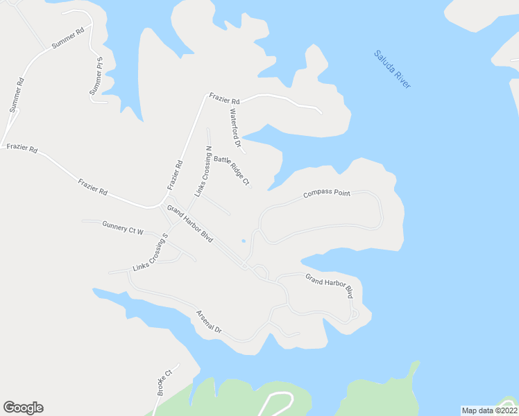 map of restaurants, bars, coffee shops, grocery stores, and more near 354 Compass Point in Ninety Six