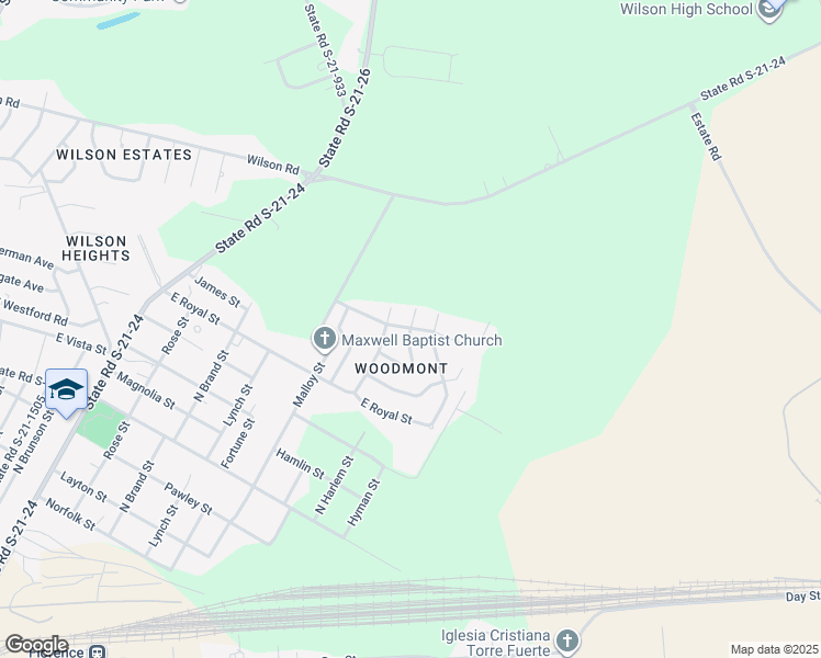 map of restaurants, bars, coffee shops, grocery stores, and more near 1199 Diggs Avenue in Florence