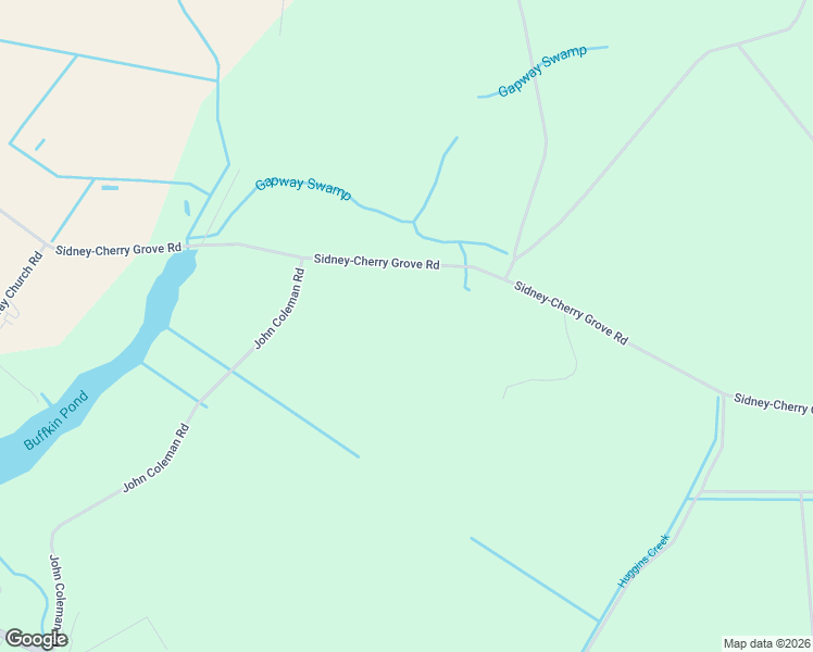 map of restaurants, bars, coffee shops, grocery stores, and more near 1100 John Coleman Road in Tabor City