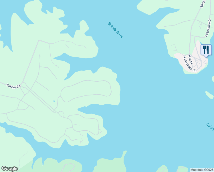 map of restaurants, bars, coffee shops, grocery stores, and more near 317 Compass Point in Ninety Six
