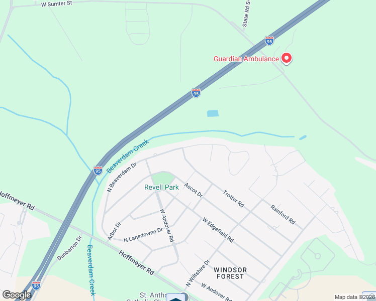 map of restaurants, bars, coffee shops, grocery stores, and more near 721 North Beaverdam Drive in Florence