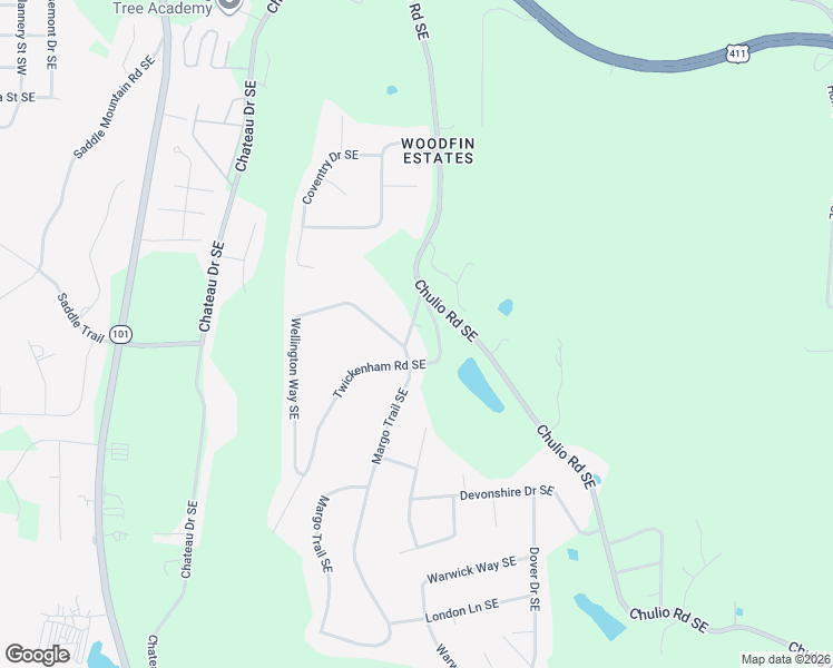 map of restaurants, bars, coffee shops, grocery stores, and more near 5 Twin Court Southeast in Rome