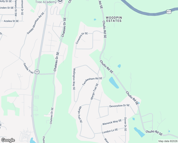 map of restaurants, bars, coffee shops, grocery stores, and more near 11 Wellington Way SE in Rome