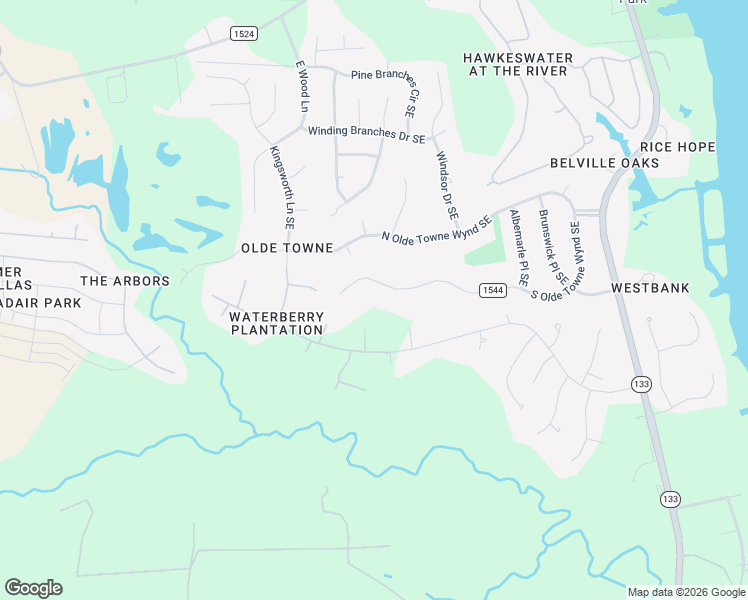 map of restaurants, bars, coffee shops, grocery stores, and more near 10021 S Olde Towne Wynd Southeast in Leland