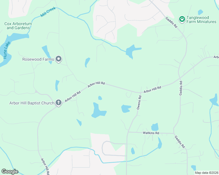 map of restaurants, bars, coffee shops, grocery stores, and more near 1370 Arbor Hill Road in Canton