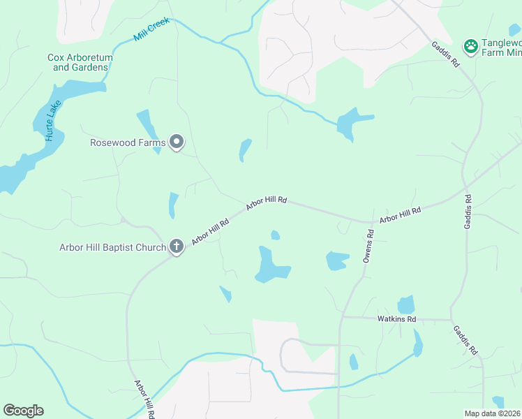 map of restaurants, bars, coffee shops, grocery stores, and more near 1174 Arbor Hill Road in Canton