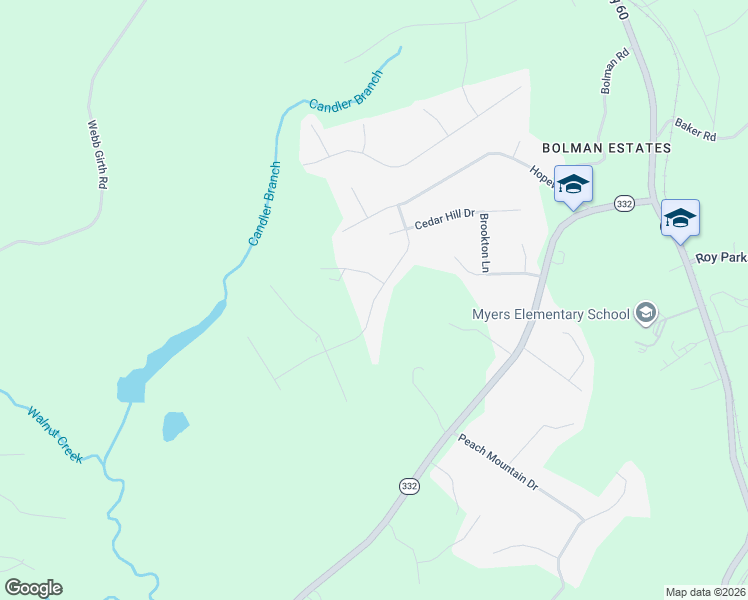 map of restaurants, bars, coffee shops, grocery stores, and more near 7235 Ironwood Drive in Gainesville